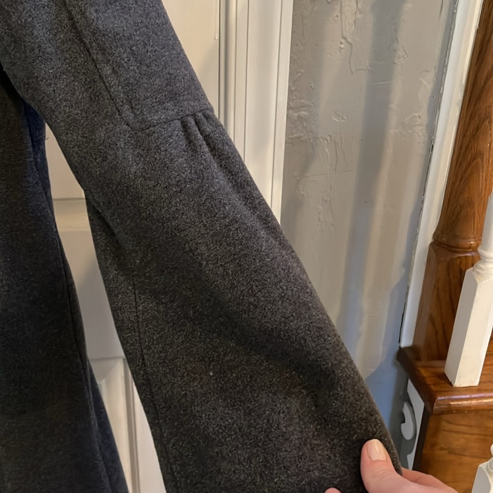 Wool cashmere blend dress coat - Picture 3 of 6